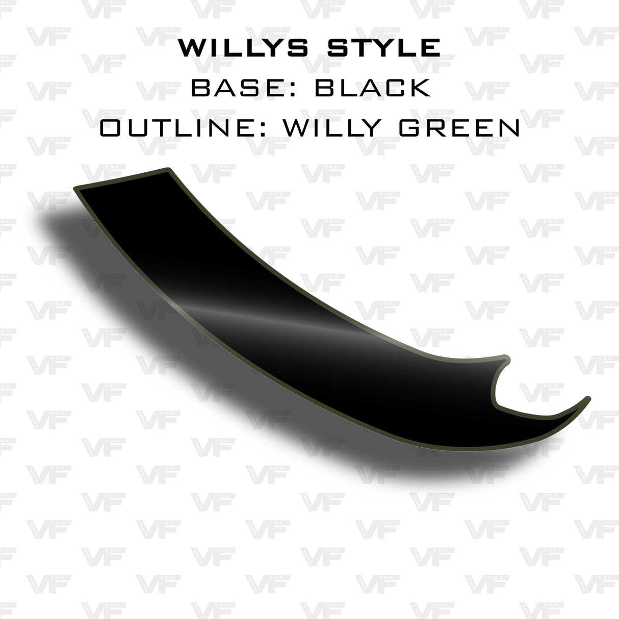 Vinyl Fox Upper Wrap-Around Stripe Vinyl Kit | '20- Current Jeep JT Gladiator