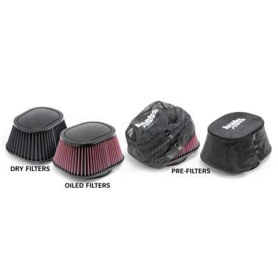 Ram-Air Cold-Air Intake System, Dry Filter for use with 2006-2007 Chevy/GMC 6.6L, LLY/LBZ Far From Stock - Meyer Distributing