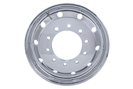 22.5x9 Truck Wheel Flat Face 16pcs Forged Aluminum Rims $342 each BULK PRICE Polished Front Hub Pilot