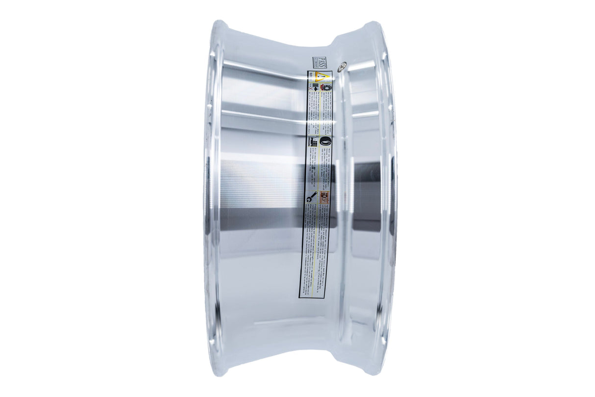 22.5x9 Truck Wheels Flat Face 2pcs Forged Aluminum Rims $350 each BULK PRICE Polished Front Hub Pilot