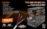 Premium 16 Gauge Oxygen Free Copper Speaker Wire (TCL23-16-2C-UL) Audiopipe
