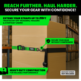 2" x 20' Ratchet Strap Extensions (2-Pack)