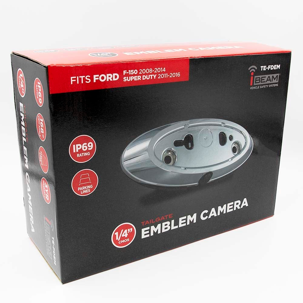 iBEAM TE-FDEM Ford Trucks Emblem Camera 2003-2017 iBEAM