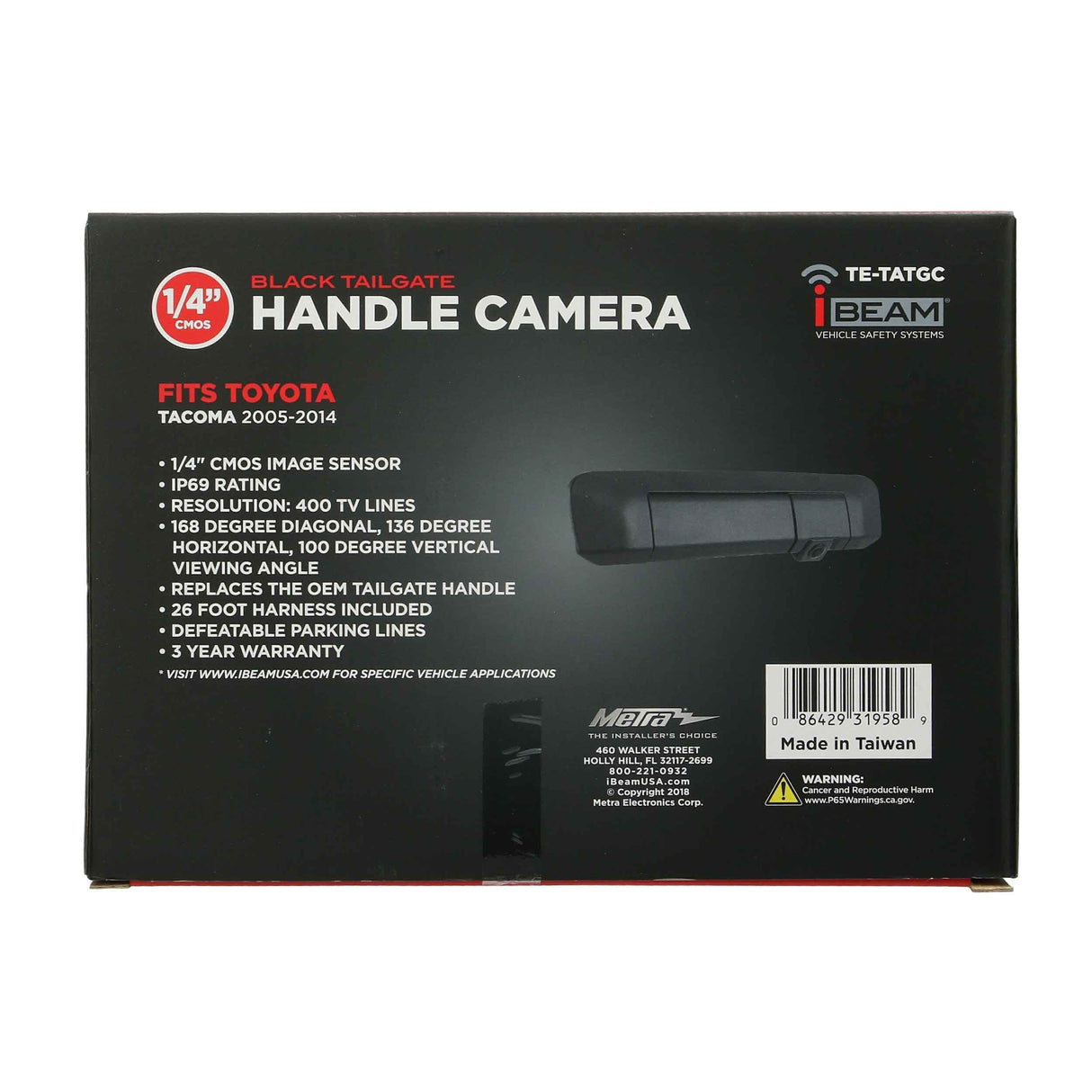 iBEAM TE-TATGC Toyota Tacoma Tailgate Handle Camera iBEAM