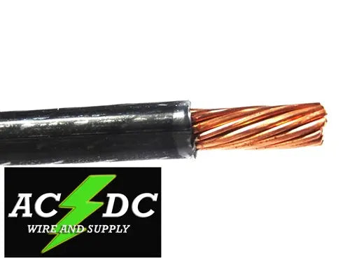 THHN 12 AWG GAUGE BLACK NYLON PVC STRANDED COPPER BUILDING WIRE AC/DC WIRE AND SUPPLY
