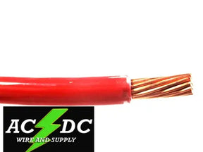 THHN 6 AWG GAUGE RED NYLON PVC STRANDED COPPER BUILDING WIRE PER FT AC/DC WIRE AND SUPPLY