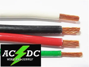 75' EA THHN THWN 6 AWG GAUGE BLACK WHITE RED COPPER WIRE + 75' 10 AWG GREEN AC/DC WIRE AND SUPPLY