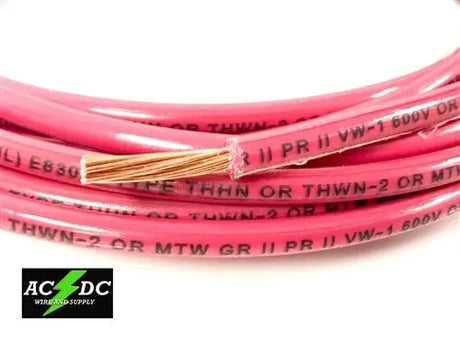 100' FEET EA THHN THWN-2 8 AWG GAUGE RED BLACK GREEN WHITE COPPER BUILDING WIRE AC/DC WIRE AND SUPPLY