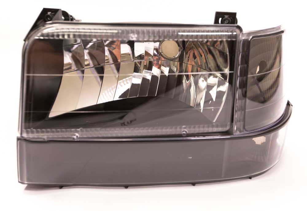 Complete Performance Six Piece Clear Black Headlight Kit - BLEM - 1992-1997 Ford F-Series & Bronco Complete Performance