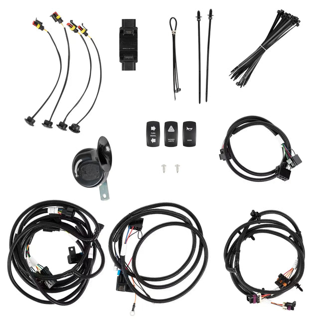 2016 Polaris Ranger 570 Full-Size w/ Round-Tube Cage 2-Door Complete Turn Signal Kit Bundle Corbin Custom Works LLC