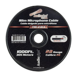 Slim Microphone Cable (TMC-2-BLK) Audiopipe