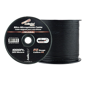 Slim Microphone Cable (TMC-2-BLK) Audiopipe