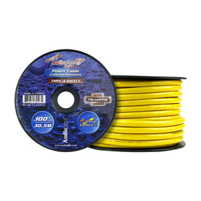 Marine 4 Gauge Power Cable (TMPC-4-100TCY) Audiopipe