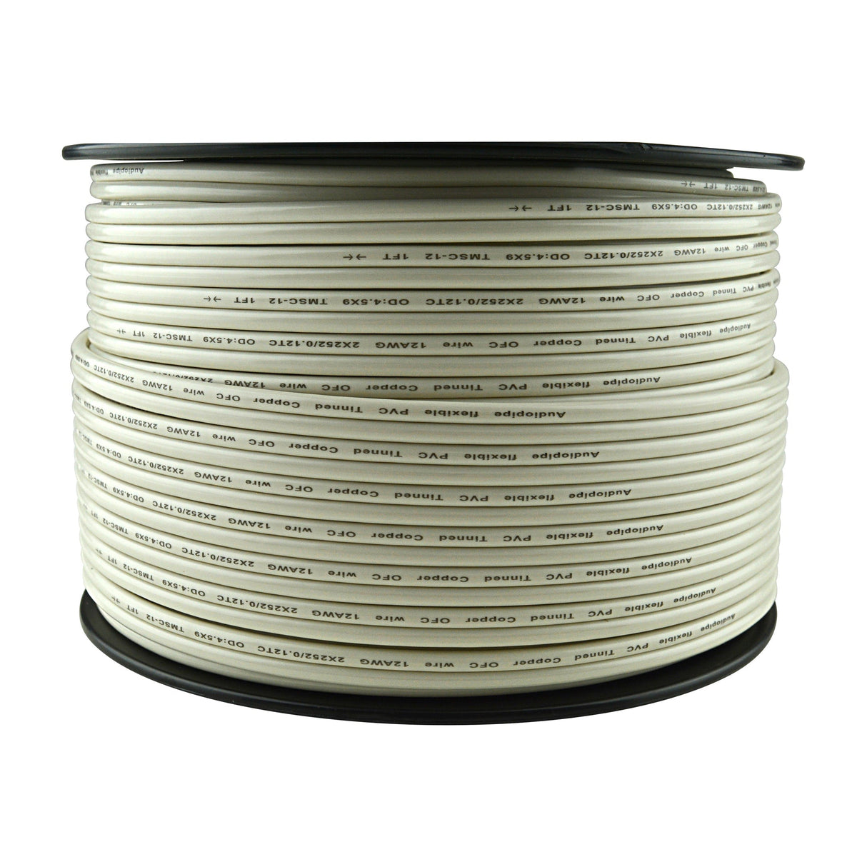 TMSC-12-250TC Flexible PVC Tin Copper-Plated OFC Speaker Wire 12 AWG Audiopipe