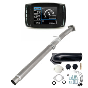 2008-2010 6.4L Ford Powerstroke 4" DPF/DEF/EGR Delete All-in-One Kit TruckTok