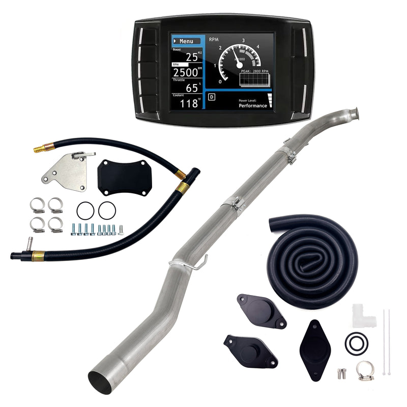 2011-2015 6.6L Duramax LML 4" DPF/EGR/DEF/CCV Delete All-in-One Kit