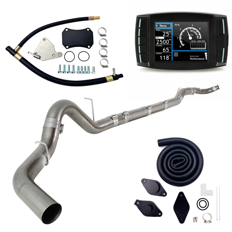 5" DPF/EGR/DEF/CCV Delete 2011-2015 6.6L Duramax LML All-in-One Kit