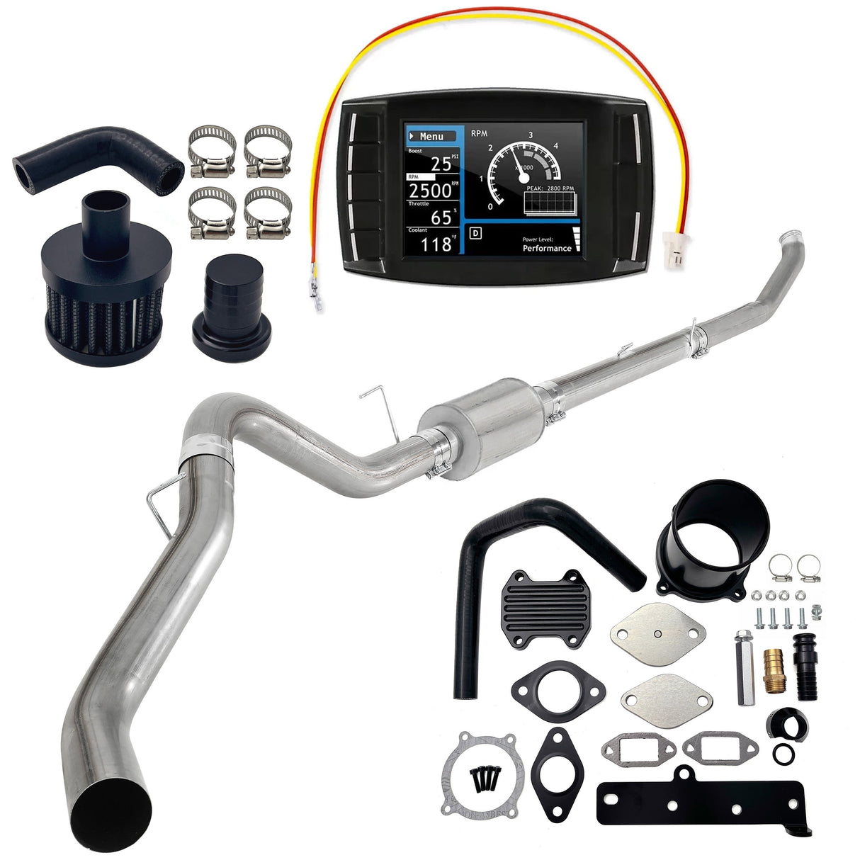 TruckTok 5" DPF/EGR/CCV Delete 2013-2018 6.7L Ram Cummins All-in-One Kit TruckTok