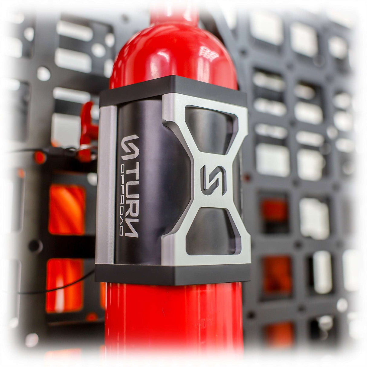 Quick Release Fire Extinguisher Mount | Universal Mount + L-Track Mounting Kit Turn Offroad