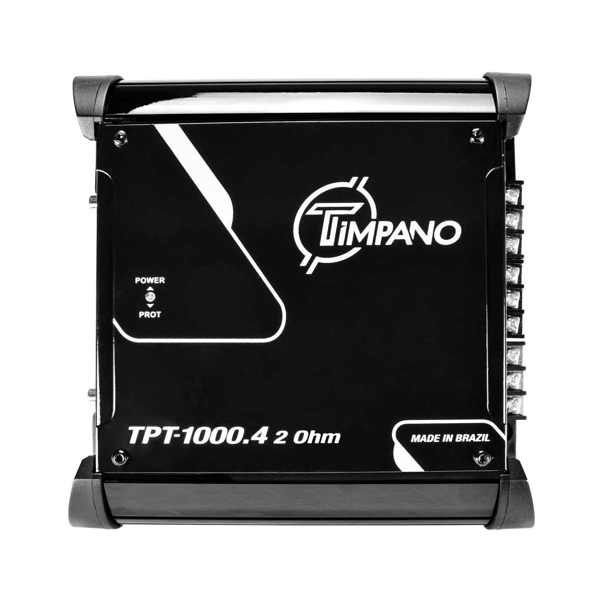 TPT-1000.4 | Compact 4 Channel Car Audio Amplifier – 4 x 260 Watts at 2 Ohms Timpano