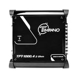TPT-1000.4 | Compact 4 Channel Car Audio Amplifier – 4 x 260 Watts at 2 Ohms Timpano