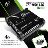 TPT-1000.4 2 Ohm Amplifier Timpano Audio