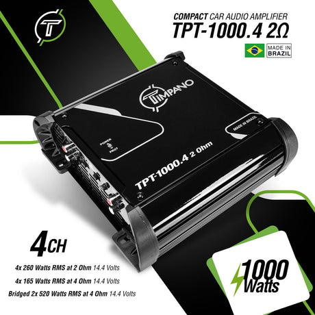 1000 Watts Car Stereo Bundle Timpano Audio