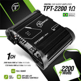 Timpano 2200 Watts Car Audio Amplifier Fullrange TPT-2200 1 Ohm Timpano