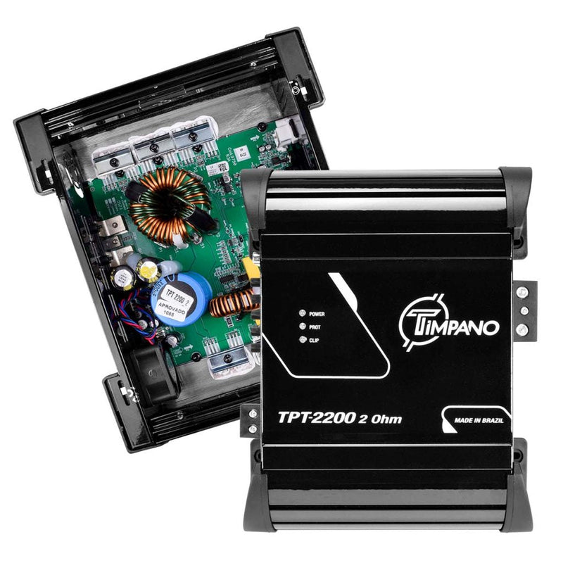 Timpano TPT-2200 2 Ohm 2200 Watts Car Audio Amplifier Timpano