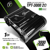 TPT-3000 2 Ohm Amplifier Timpano Audio