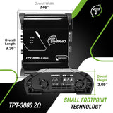 TPT-3000 2 Ohm Amplifier Timpano