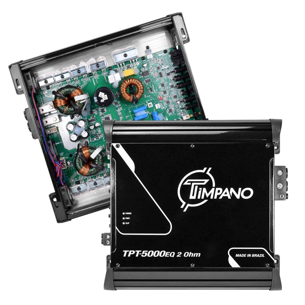Timpano 5000 Watts Car Audio Amplifier Fullrange TPT-5000EQ 2 Ohm Timpano