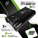 TPT-8000 2 Ohm Amplifier Timpano Audio