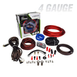 TPT-AMPKIT4 RED Amplifier Wiring Kit Timpano Audio