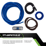 TPT-AMPKIT8 BLUE Amplifier Wiring Kit Timpano Audio