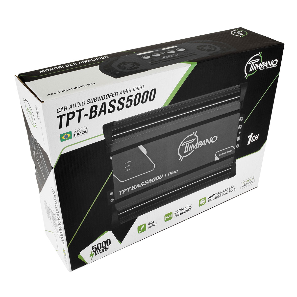 TPT-BASS5000 1 Ohm Amplifier Timpano Audio