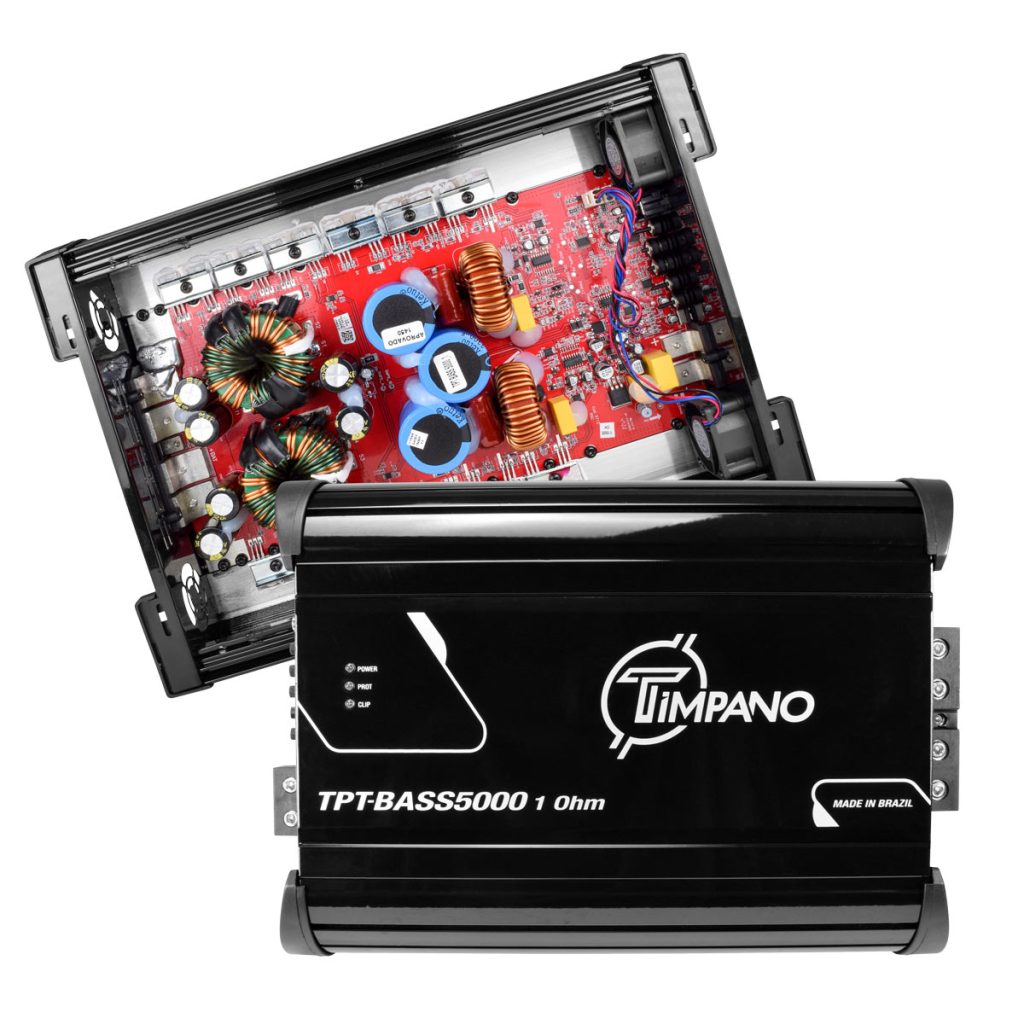 Timpano 5000 Watts Car Audio Bass Amplifier TPT-BASS5000 1 Ohm Timpano