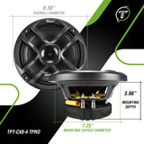 TPT-CX8-4 TPRO Coaxial Timpano Audio