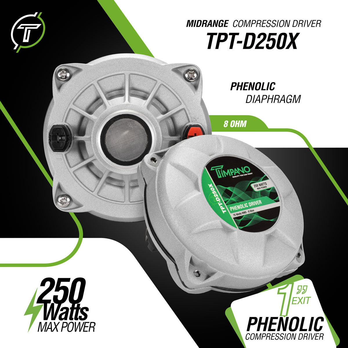 TPT-D250X + TPT-HL11-25 Timpano Audio