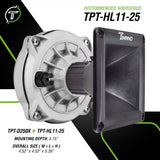 TPT-D250X + TPT-HL11-25 Timpano Audio