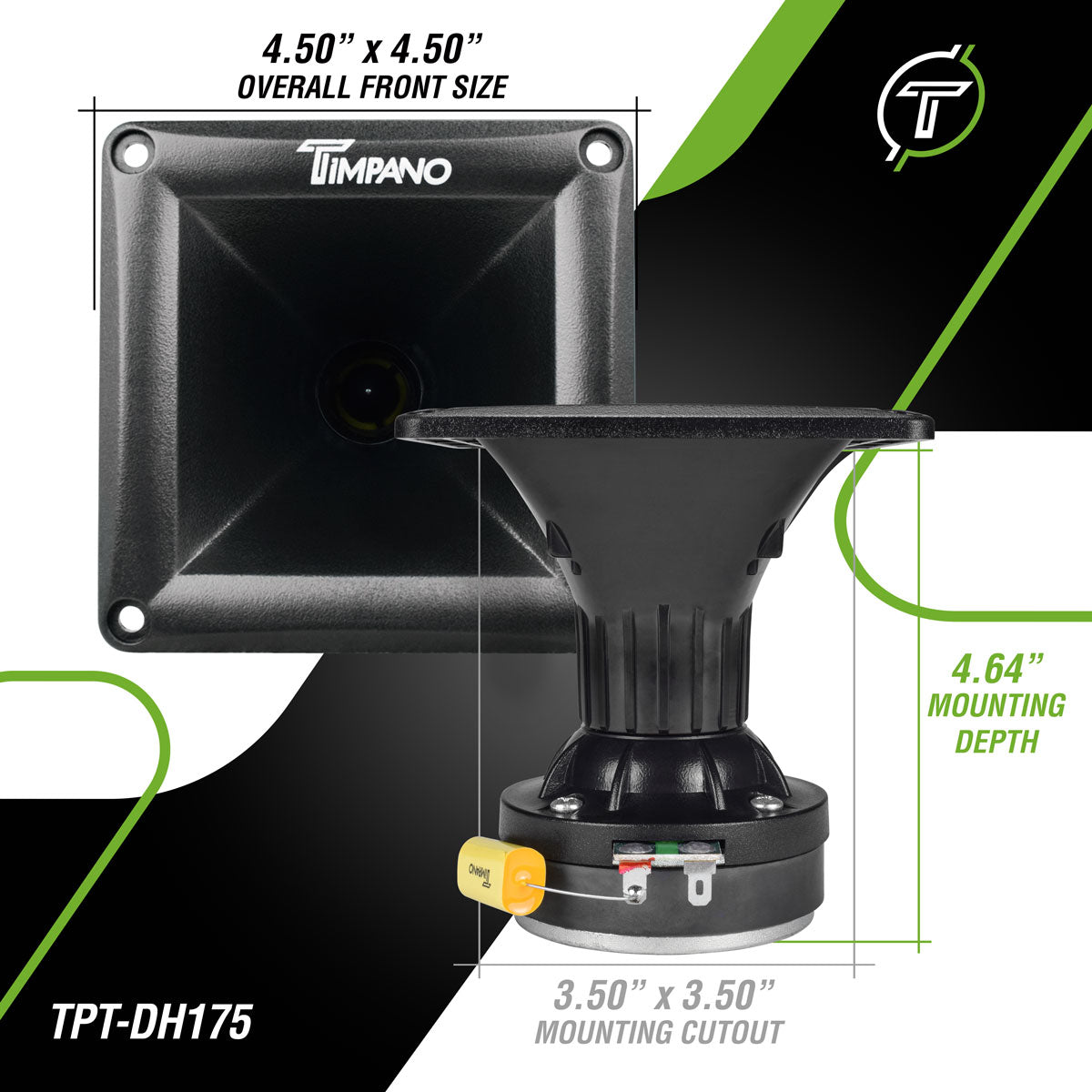 TPT-DH175 Driver + Horn Combo Timpano Audio