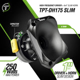 TPT-DH175 SLIM Driver + Horn Combo Timpano Audio