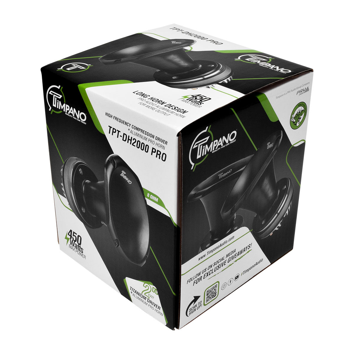 TPT-DH2000 PRO Driver + Horn Combo Timpano Audio