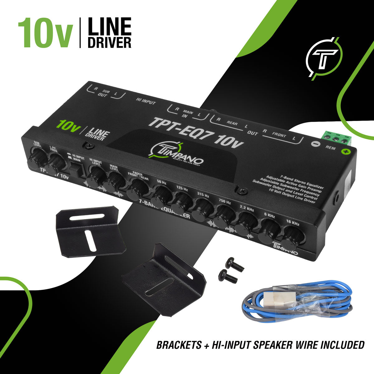 TPT-EQ7 10v Equalizer Timpano Audio