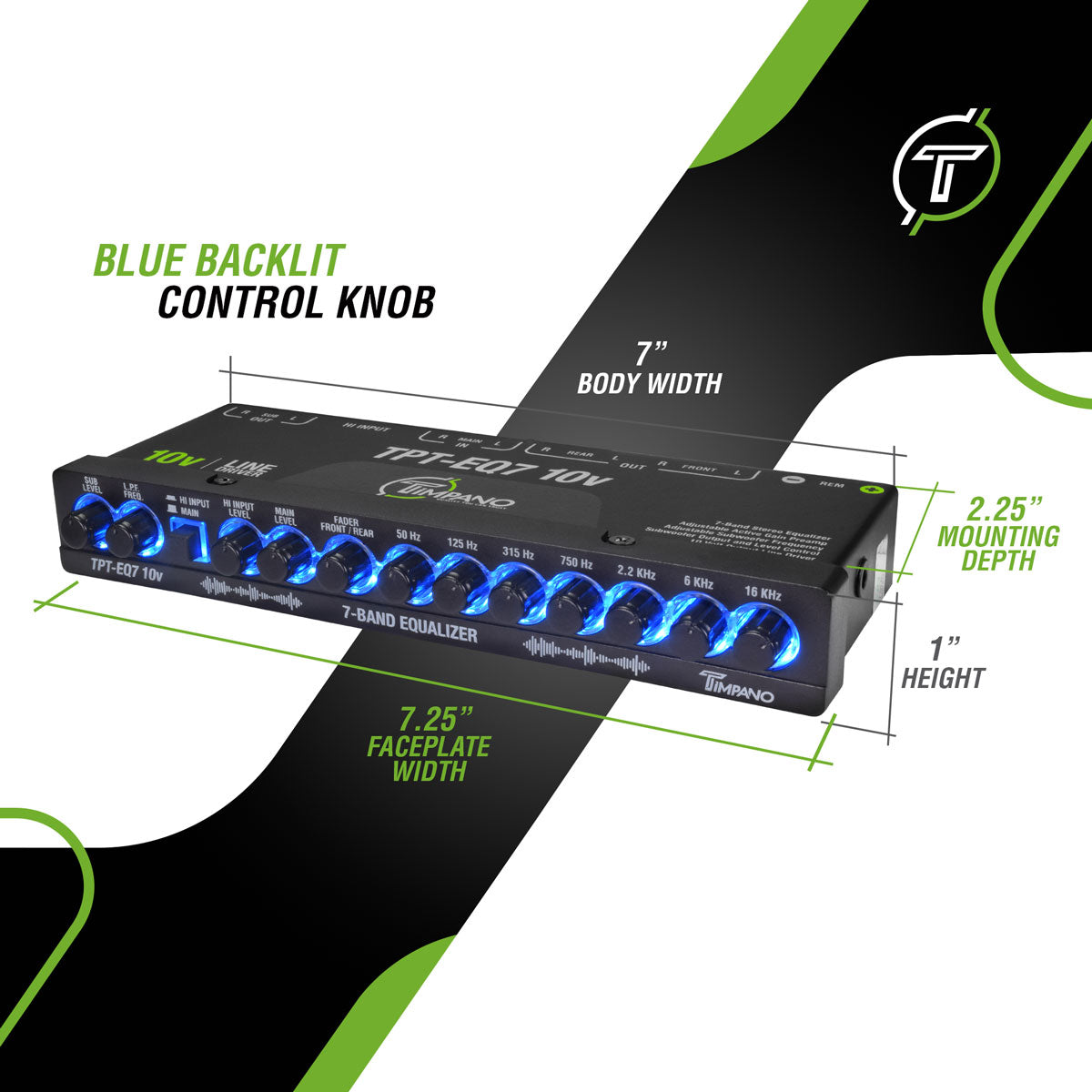 TPT-EQ7 10v Equalizer Timpano Audio