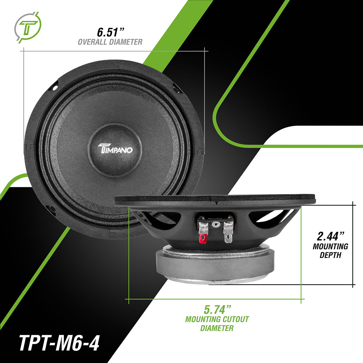 TPT-M6-4 Midrange Timpano Audio