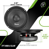TPT-MB6-8 SLIM Midbass FREE GIFT Timpano Audio