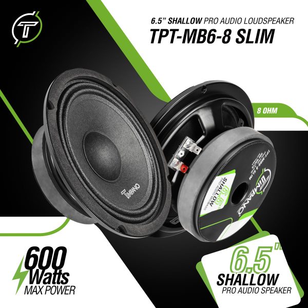 TPT-MB6-8 SLIM ALTA GAMA CAR AUDIO