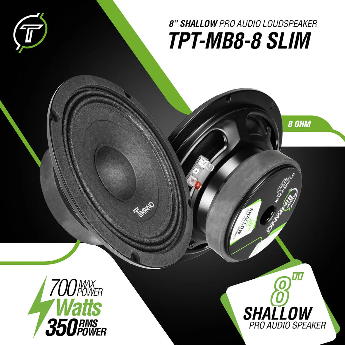 TPT-MB8-8 SLIM Midbass Timpano Audio