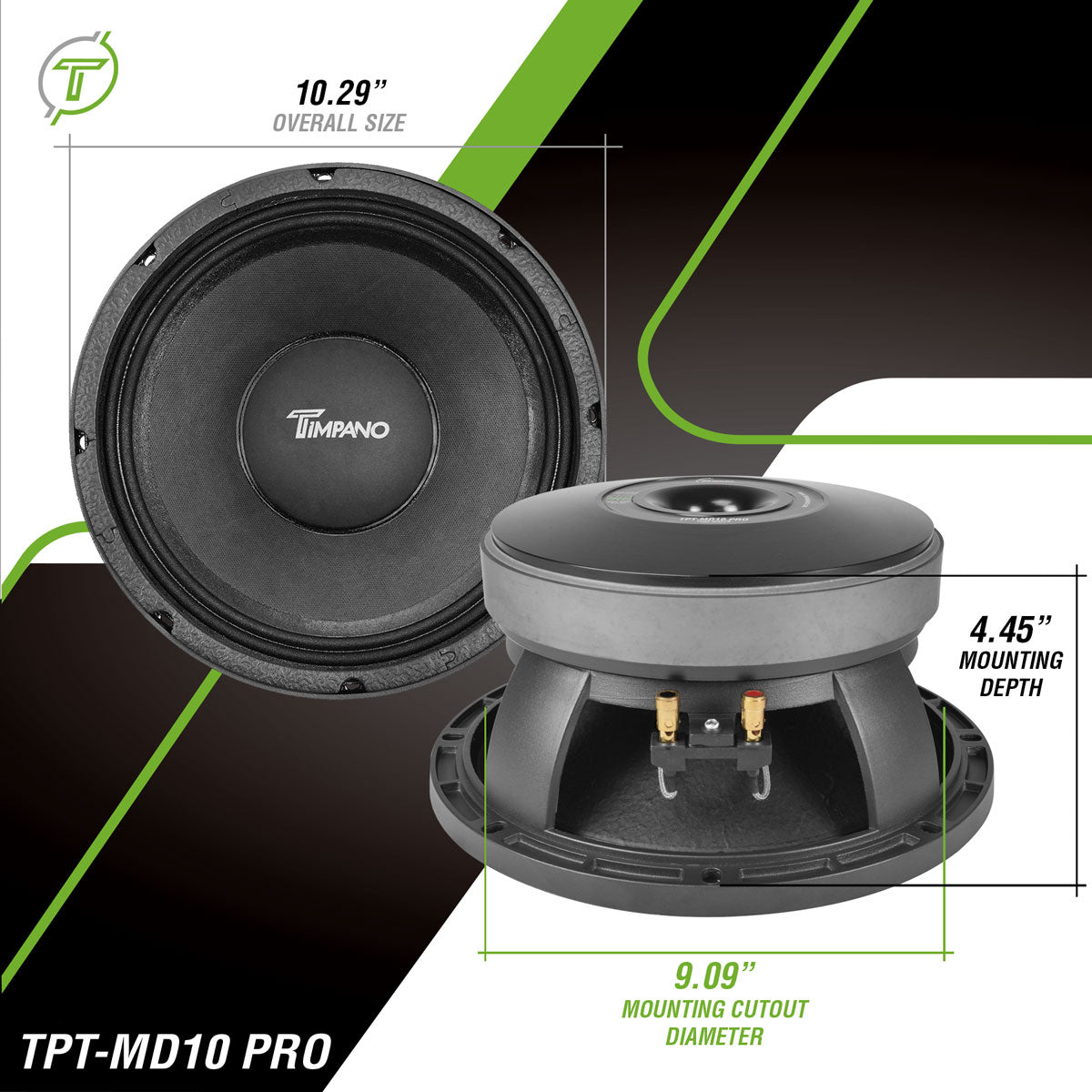 TPT-MD10 PRO Midrange Timpano Audio